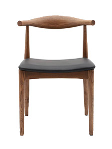 PMHW02BK - Simple and Organic Elbow Style Chair