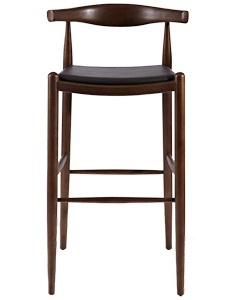 PMHW22SBK - Simple and Elegant  Elbow Style Bar Stool