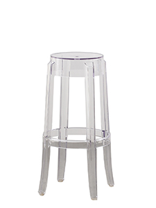 PMK8701: Transparent Contemporary Stackable Bar Stool