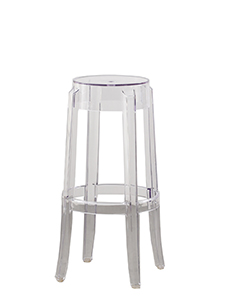 PMK8701 - Transparent Contemporary Stackable Bar Stool