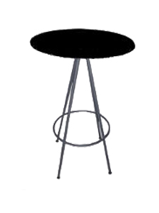 PMT6002 - Bar Table Plastic Top with Metal Base