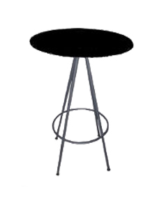 PMT6002: Bar Table Plastic Top with Metal Base Good