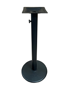 PMTL18RHU - Black Commercial Metal Table Base