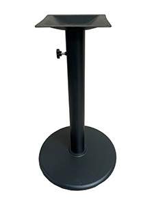 PMTL18RU - Black Commercial Metal Table Base