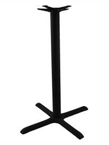 PMTL4WH - Commercial-Grade Black Cast Iron Table Base