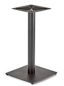 PMTL4WSGY45: Table Base with a Square Foot and Round Column Excellent