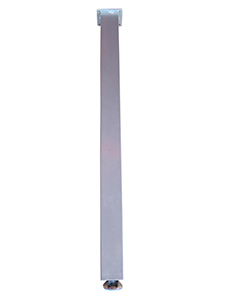 PMTLGZP275: GZ Single Sturdy Square Steel Metal Table Leg Good