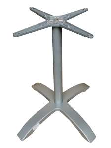 PMTLJD407GY: Grey Powder Coated Aluminum Table Base Excellent