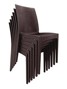 PT000359: Plastic Rattan Chair Well Constructed