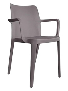 Solei MV4000 Chair With Arms: Indoor/Outdoor Elegant