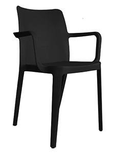 Solei MV4000 Chair With Arms: Indoor/Outdoor Stylish