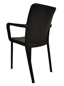 Solei MV4000 Chair With Arms: Indoor/Outdoor Modern