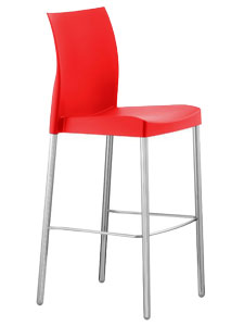 Vivanti MV Bar Stool with Plastic Seat/Back Elegant