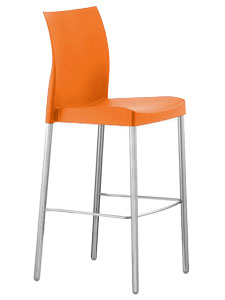 Vivanti MV Bar Stools with Plastic Seat/Back Durable