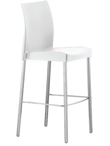 Vivanti MV Bar Stools with Plastic Seat/Back